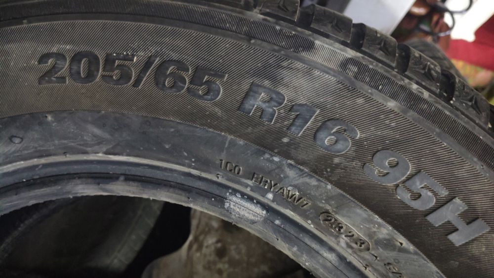 Две шины липучка