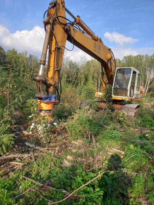 Почистване на парцели, услуги с мулчер и багер