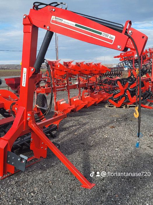 Macara hidraulica incarcat saci azot big bag,Girafa 1200kg/2000 kg