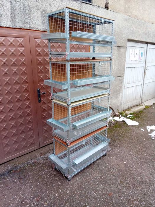 Транспортна клетка за кокошки, клетки за пътпадъци, пътпадъци и яйца