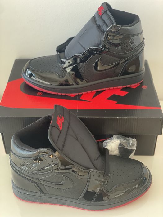 Air Jordan 1 Retro Black Full Black Nike Cat Bred