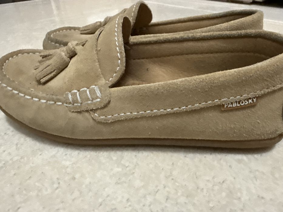 Продам лоферы замша