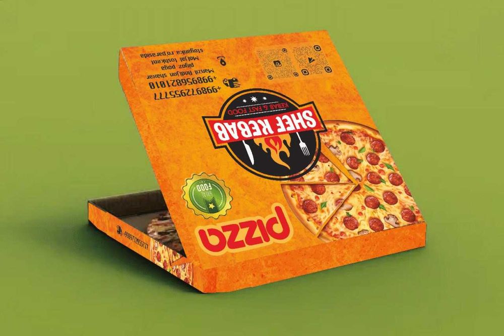 Пицца коробки, коробки гофра