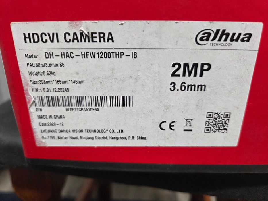 Camera Video supraveghere Dahua DH-HAC-HFW1200THP-I8 2MP IR 80m – NOUA