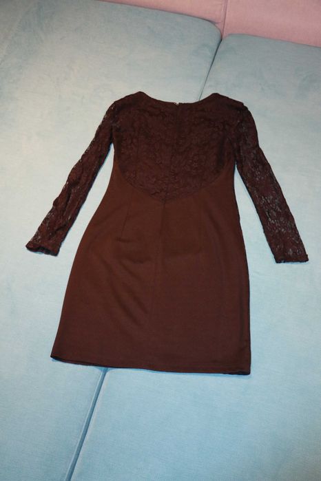 Rochie ocazie Bad Axel fusta neagra sacou verde cu negru marimea 38