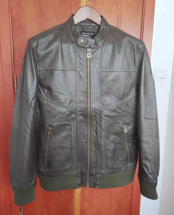 Кожаная куртка SELECTED