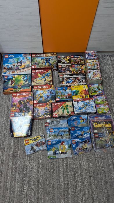 Colecție lot lego nou sigilat nexo Knights Ninjago star wars firends