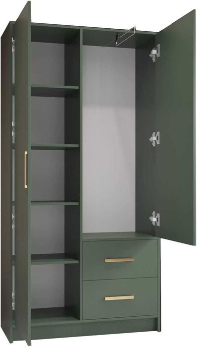 Компактный шкаф из ЛДСП с зеркалом