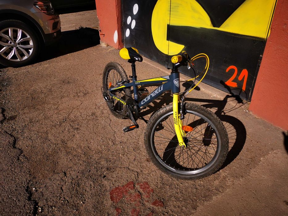 Продавам детско колело Corelli Rave 20'' + тротинетка за 350лв подарък