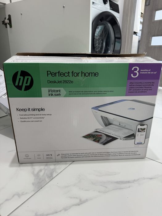 Imprimanta Multifunctional inkjet color HP DeskJet 2821e All-in-One, A4, USB, Wi-Fi, HP+ Eligibil