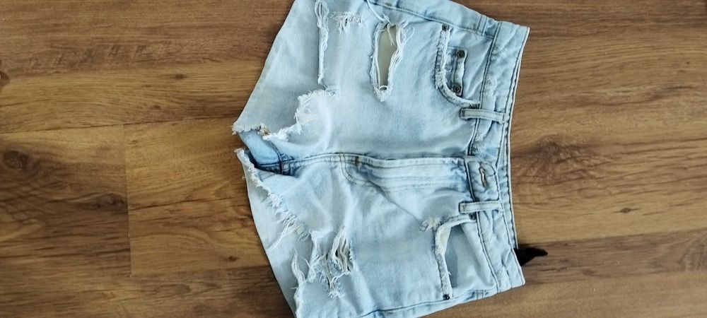 Дънкови къси пантлони