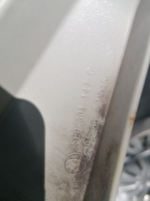 Оригинални тасове за Шкода 16"цола, Skoda Oktavia