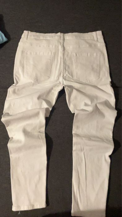 Blugi Skinny Albi Marimea M