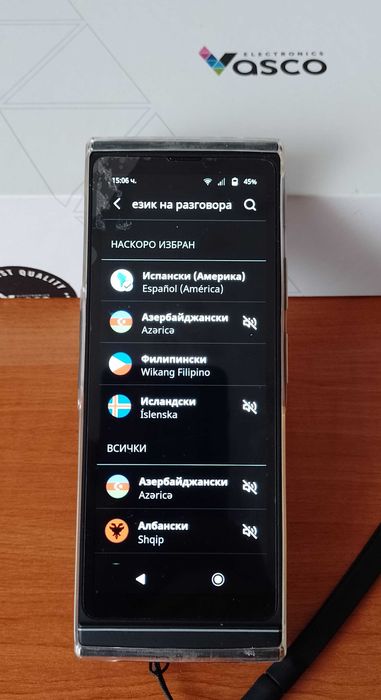 Vasco Translator V4 - отлично състояние.