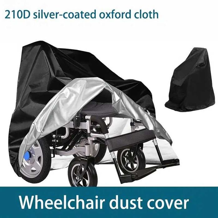 Husa prelata de protecție elastica poliester 24-26 inch roti bicicleta 160-200cm Husa prelata Oxford impermeabila scaun cu roti fotoliu 75x115x130cm