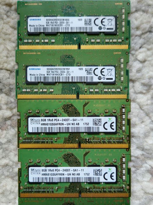 DDR4 Laptop dual channel 8 gb
