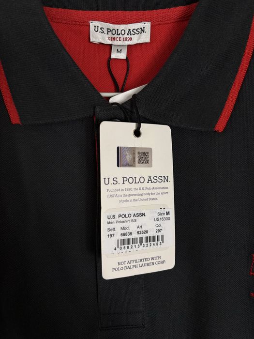 U.S. POLO ASSN. Поло тениска с яка