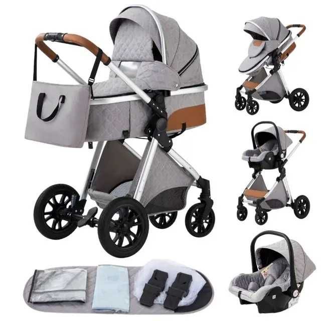 Carucior 3 in 1  NOU bebelus landou copii pliabil smart bebe + CADOU