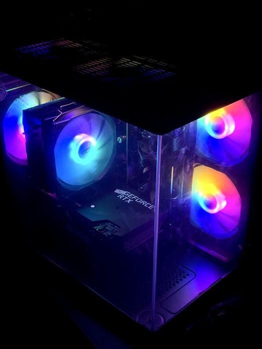 Игровой ПК i5-12400F/RTX 3070 8ГБ/16ГБ DDR4 Аквариум компьютер НОВЫЙ