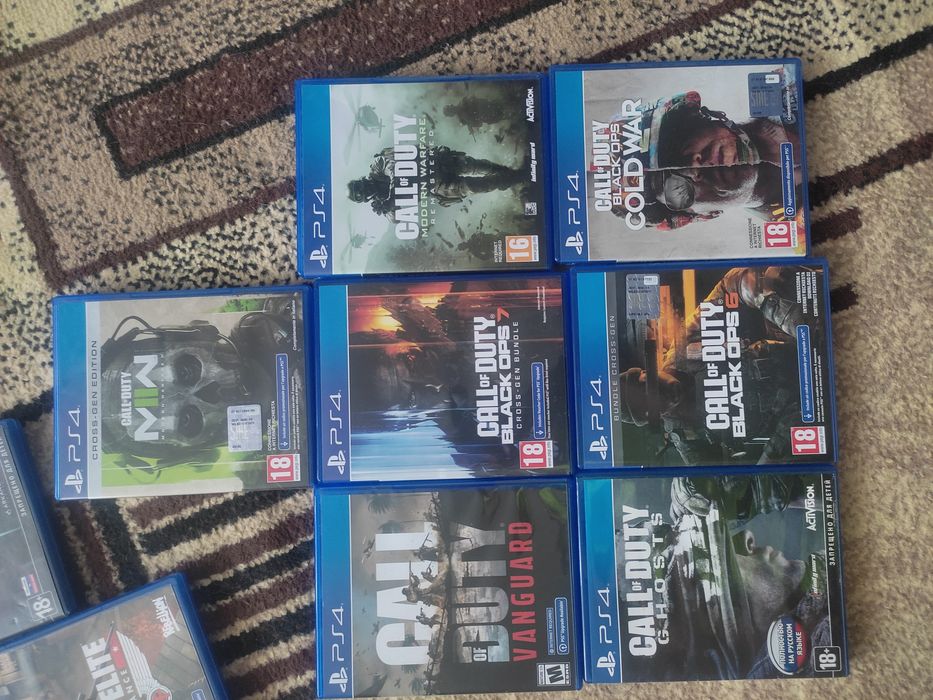 Диски на приставку Ps4