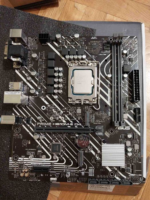 Intel Core i5 12400 + Asus Prime H610M-E D4 (DDR4)