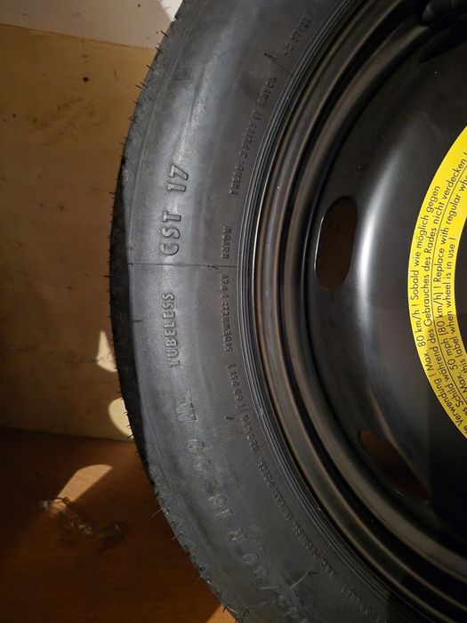 Roata rezerva slim  audi A4 și vw tiguan