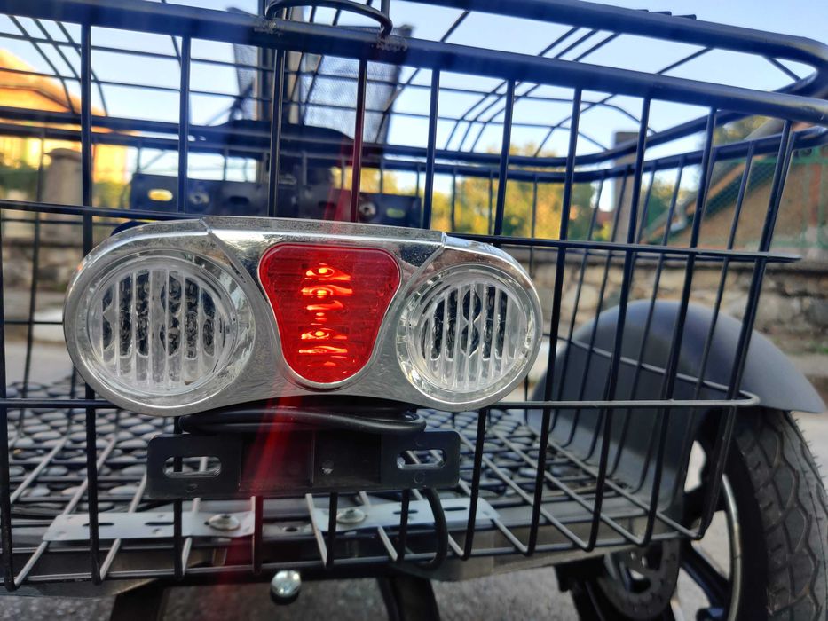 Електрическа Триколка H1 LUX (750W) | 4км Пробег | Гаранция 2026 г.!