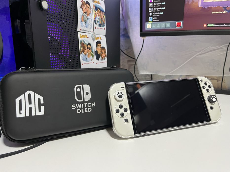 Nintendo switch oled прошитый,взломанный,чипованный