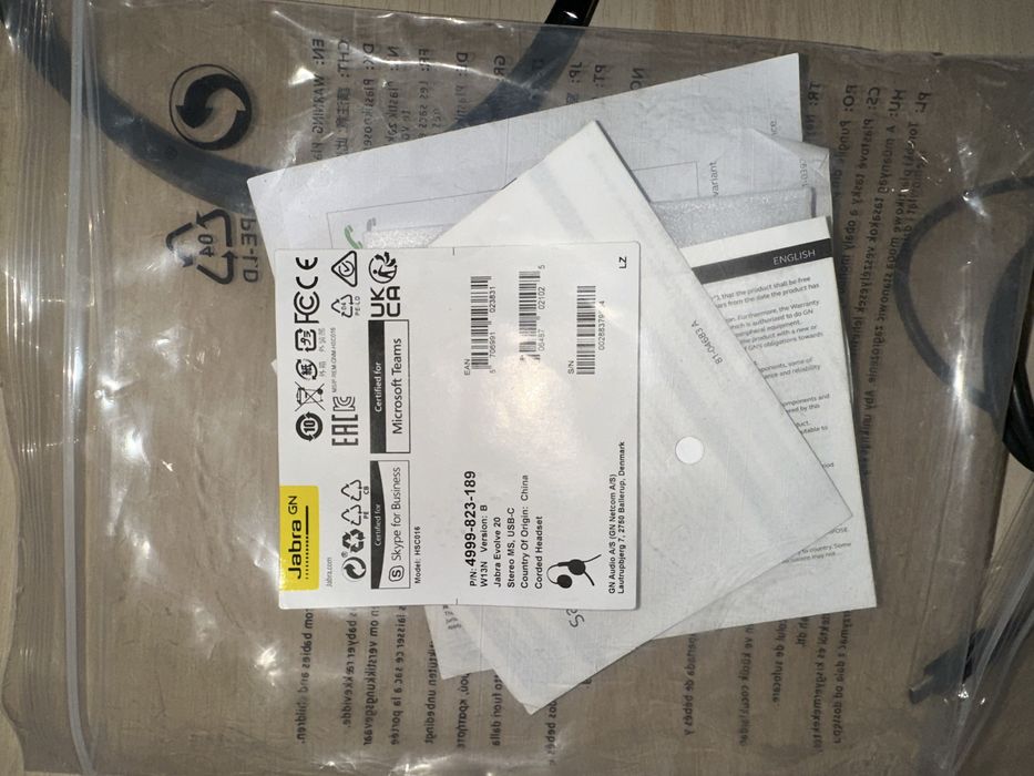 Слушалки Jabra Evolve 20, Stereo MS