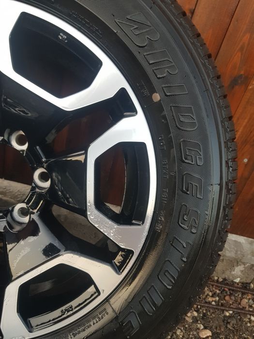 Jante 6x139,7 pe 18 toyota cu anv noi m+s 265/60r18 bridgestone