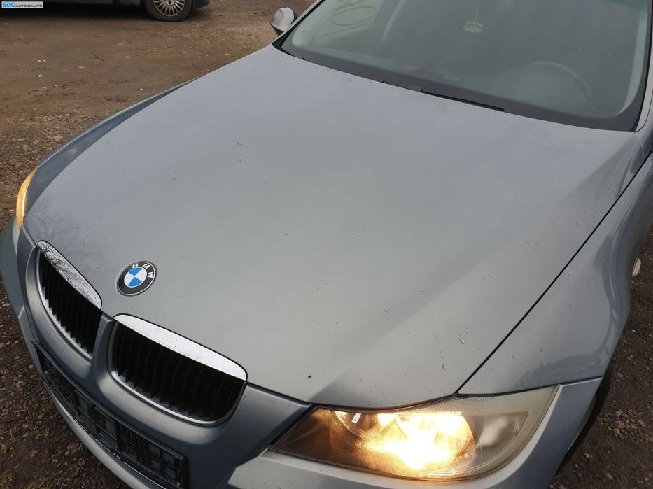 Capota Motor BMW Seria 3 E90 E91 NFL Non Facelift 2004 - 2007 Culoare A34 Arktis Metallic [K9273]