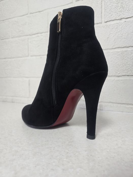 Ботильоны женские, нубук.