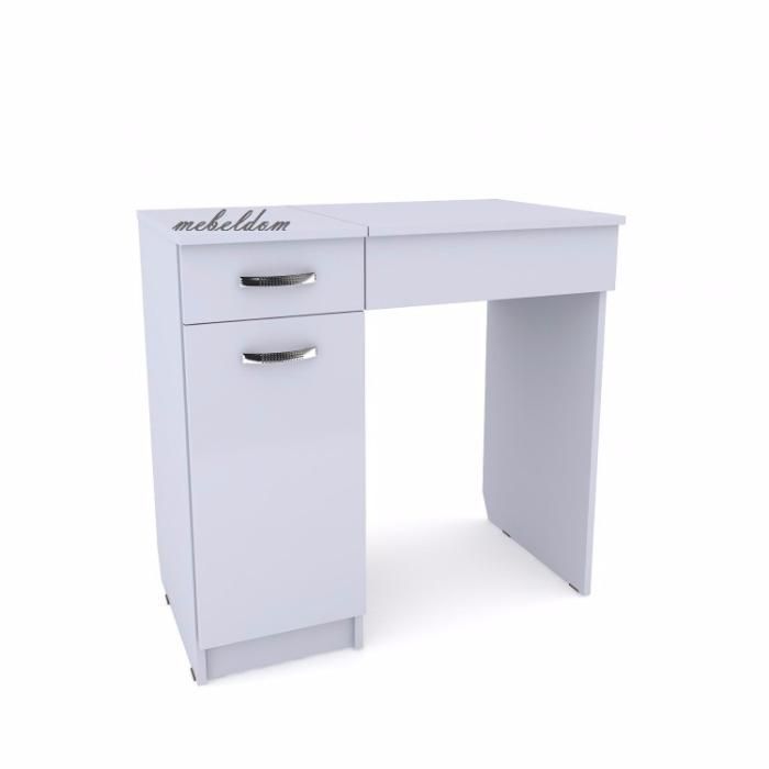 Тоалетка 90см. с чекмедже,огледало и плавна врата(код-1395)