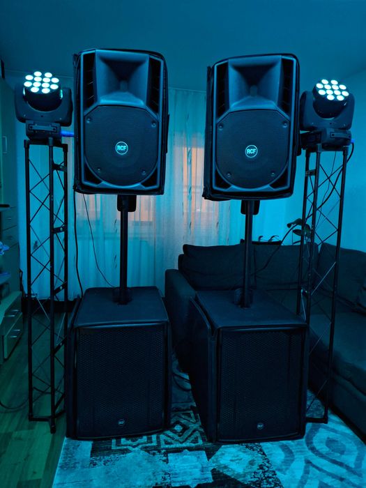 Inchiriez boxe active RCF, sistem audio sunet, sonorizare Brasov • OLX.ro