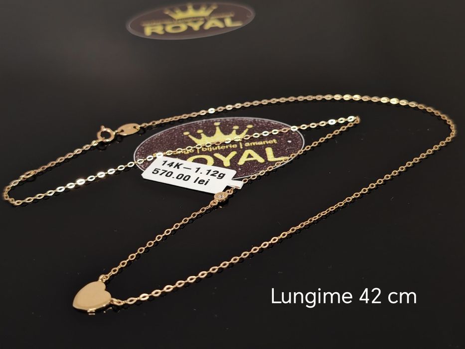 Bijuteria Royal: Lanț aur 14k 1.12 gr
