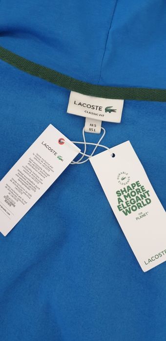 Lacoste Classic Fit Full Zip 5 - L НОВО! ОРИГИНАЛ! Качулка с цял цип!