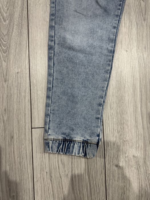 Blugi jogger albastri