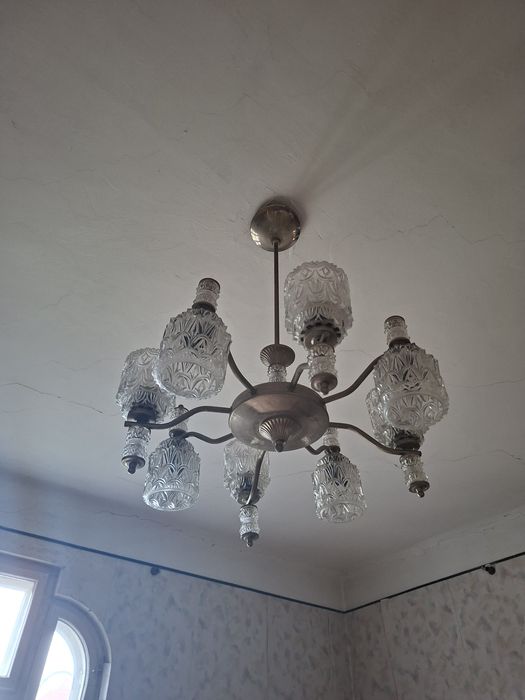 PACHET 3 Corpuri de Iluminat Vintage/Clasic Candelabru + 2 Lustre Glob