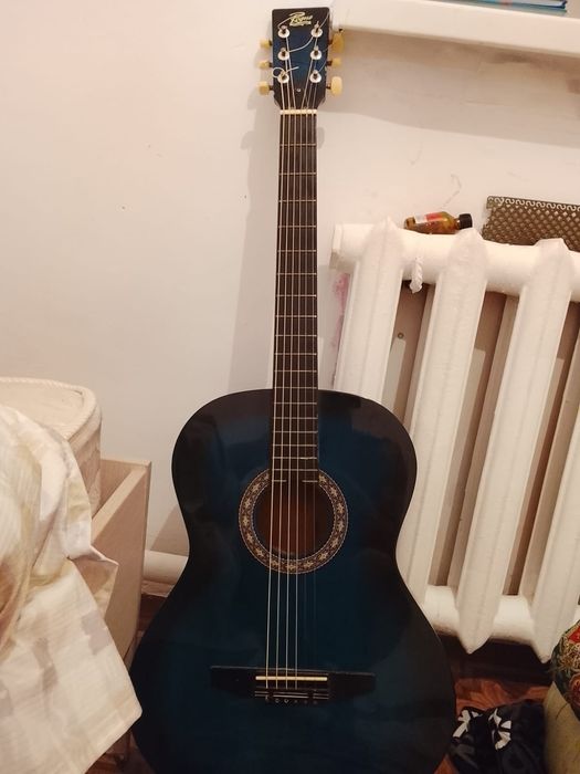 Гитара цвет синий