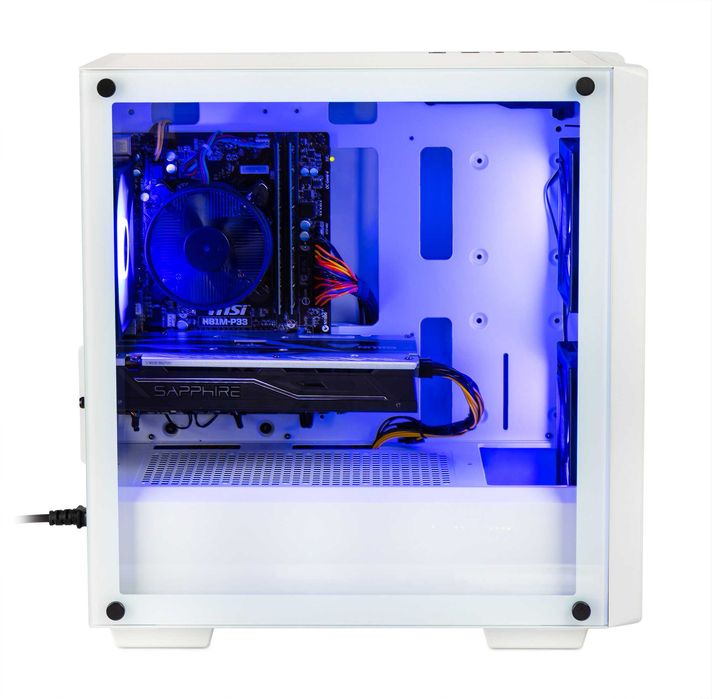 Геймърски компютър i7 4790 RX 470 8GB GDDR5 RAM 16GB SSD 512GB RGB