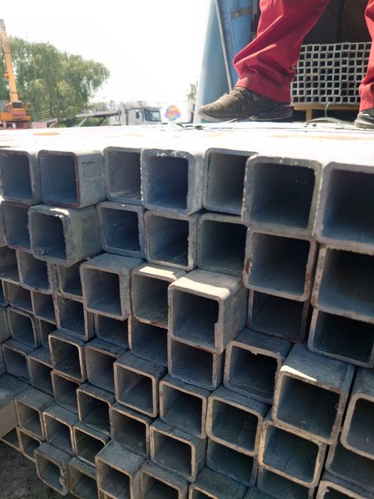 Teava gard galvanizata stalpi gard