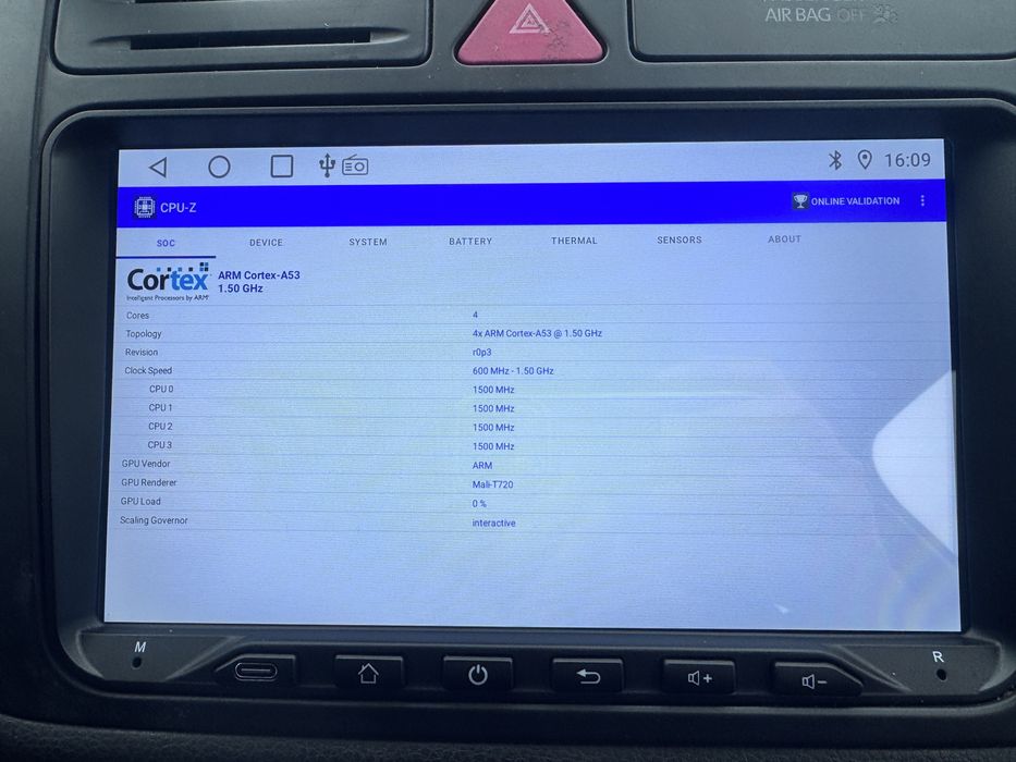 Navigatie vw android  4gb optional camera si montaj