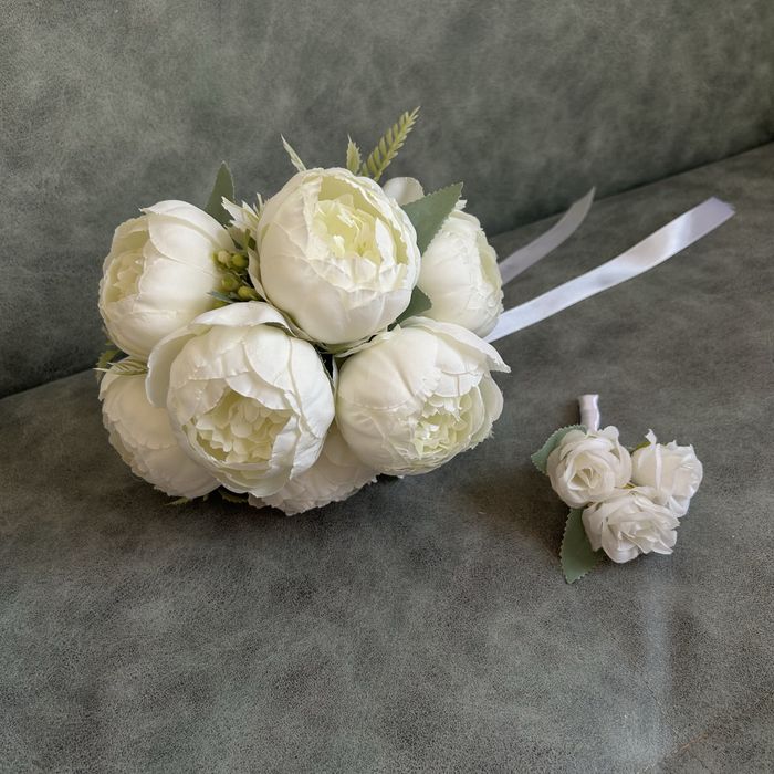 Свадебный Букет и бутоньерки