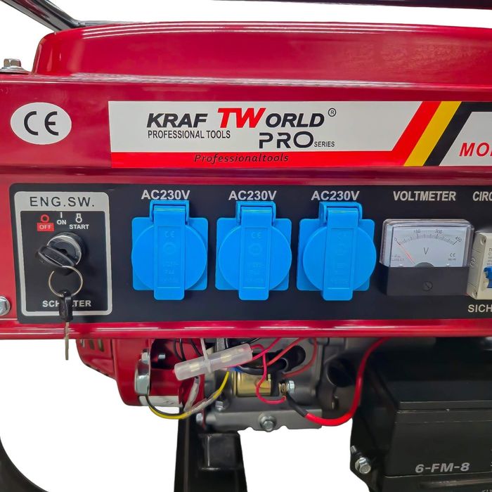 Бензинов Генератор 4.5 kW с дистанционно запалване и ел