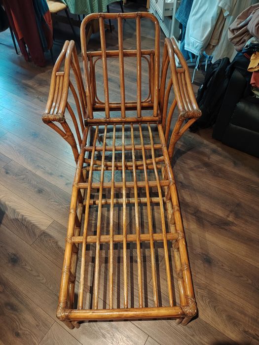 Șezlong deosebit vintage lemn