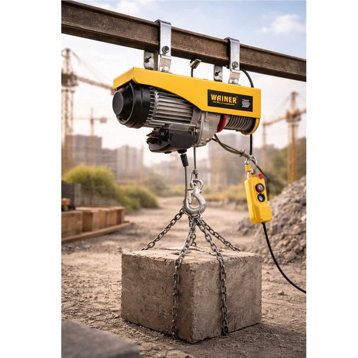 Troliu electric, macara electrica electropalan 500/1000kg 1600W WAINER