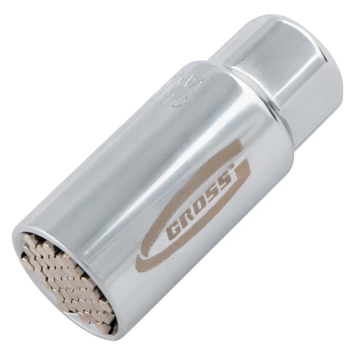 Вложка универсална,многоразмерна,6-21 мм3/8"CrVхромирана Gross-13191
