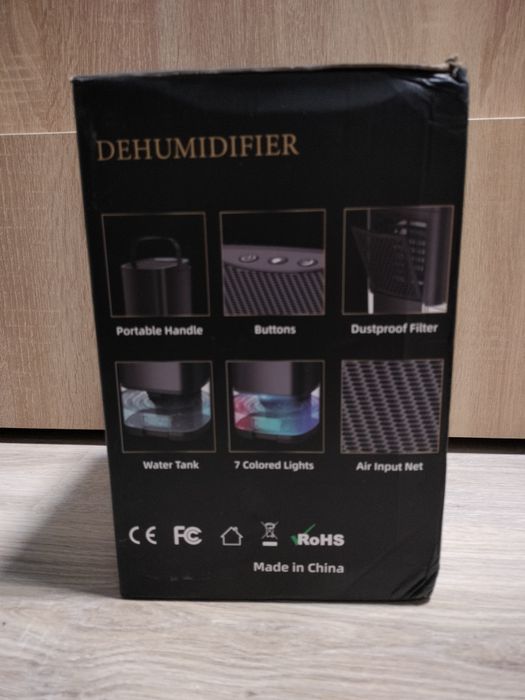 Dezumidificator cu lumini ambientale