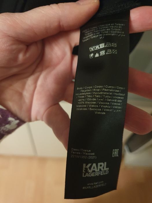 Rochie casual  Karl Lagerfeld  Safari Pocket măsura L