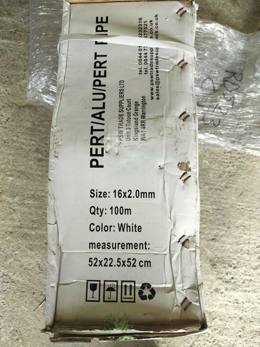 Teava incalzire in pardoseala PERT/AL/PERT , 16x2 mm, 2X100 m